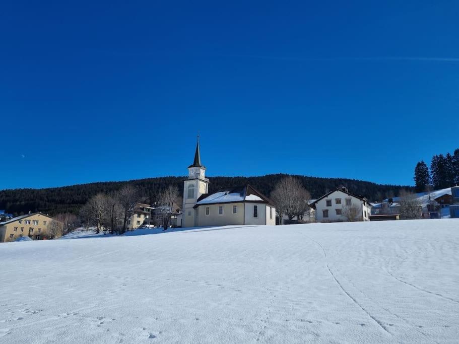 Appartement Chaleureux Et Confortable Avec Sauna.. Le Chenit Esterno foto